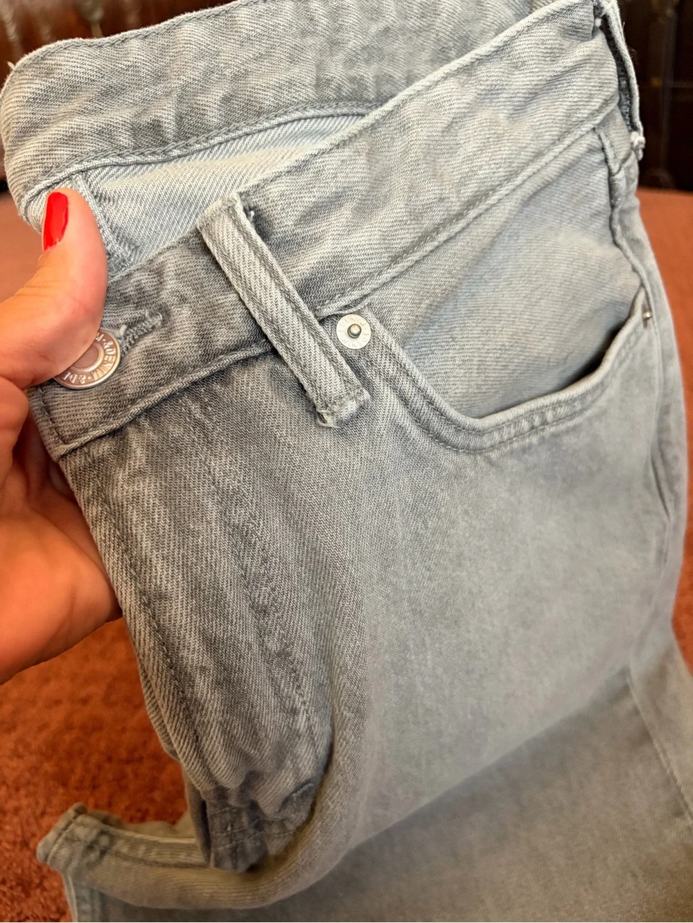 H&M Loose Fit Men's Jeans in Light Gray